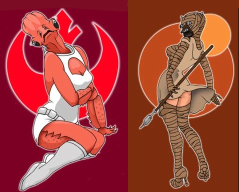 Tusken Raider Pin Up